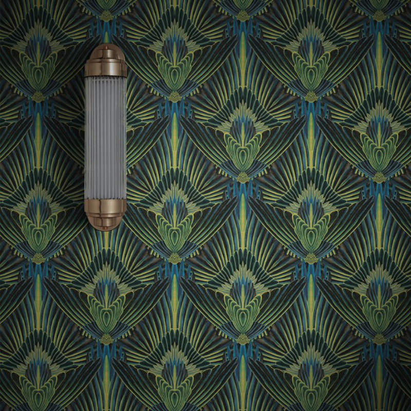 英国原装进口gershwing墙纸 现代 美式 轻奢 复古 羽毛 翅膀壁纸