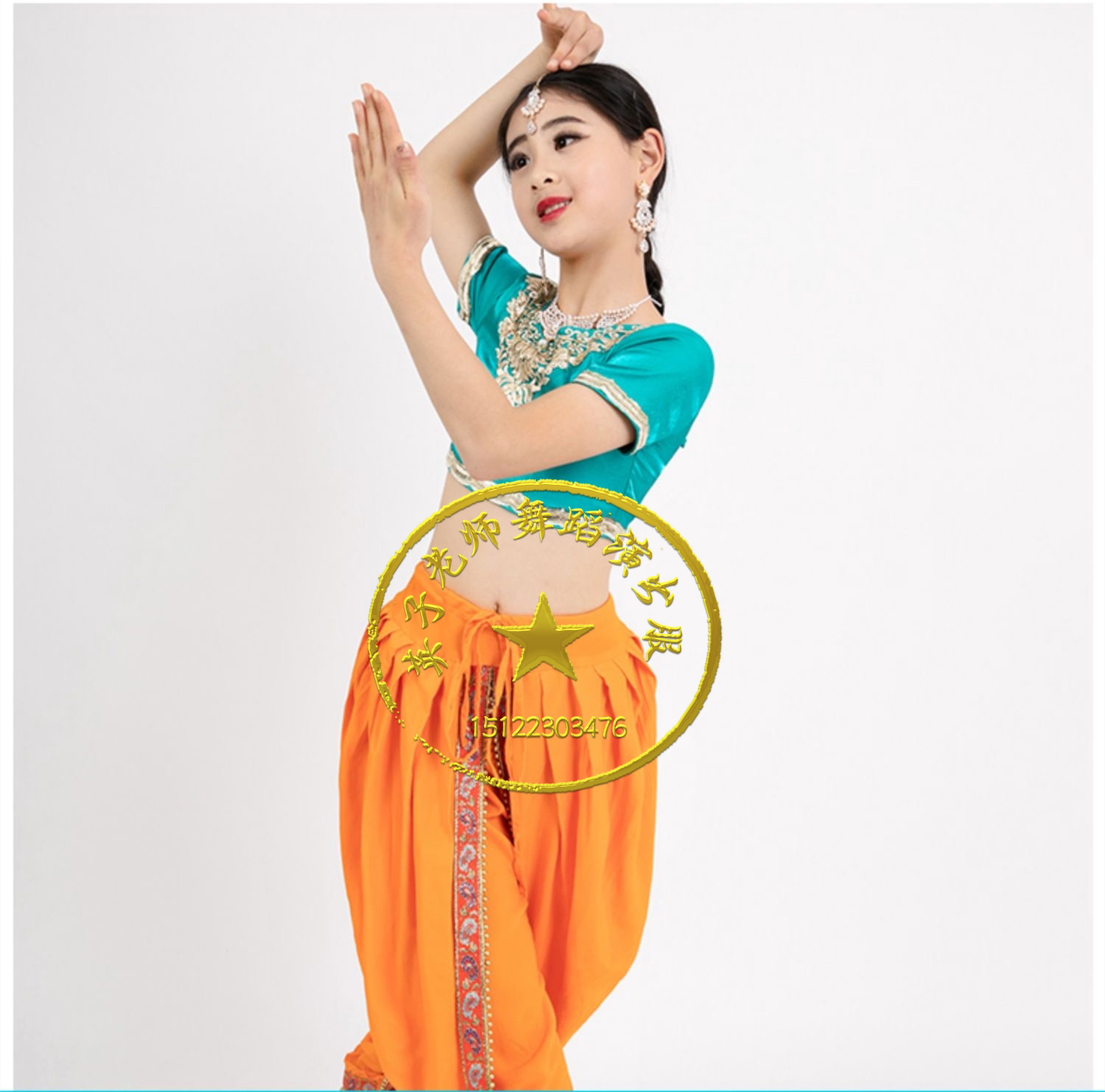 印度舞花儿朵朵印度姑娘恋舞天竺少女音乐紫金舞蹈独舞女孩的梦想