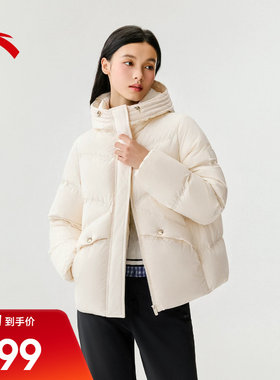 安踏超模羽绒女六度芯保暖外套