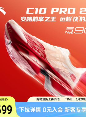 安踏×徐悲鸿奔马图联名丨天马行空系列C10 PRO 2代马拉松跑鞋男