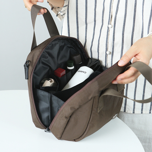 山叩sainkho大容量手提化妆包尼龙洗漱包斜挎背化妆师专用收纳包