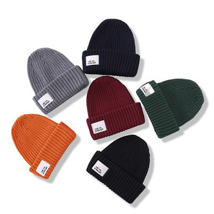 DRIVESTRAIGHT 百搭毛线冷帽针织帽 23AW日系复古休闲纯色男女经典