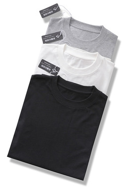 DRIVESTRAIGHT 生活系列：舒适亲肤新疆长绒棉男女圆领打底短袖T