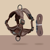 Коричневый + 1,5 метра плоская веревка [регулируется, чтобы вырваться на свободу]