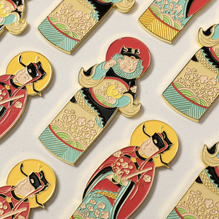 招财纳福冰箱贴招财使者利市仙官中国风家居装饰好物创意磁吸贴