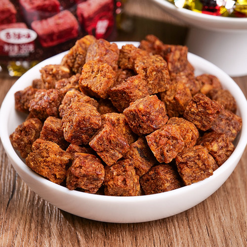 富崎乐牛肉粒办公室熟食即食特产