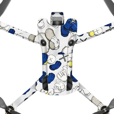 适用于大疆DJI Mini 4 Pro 无人机贴纸DJI御2无人机全包保护膜