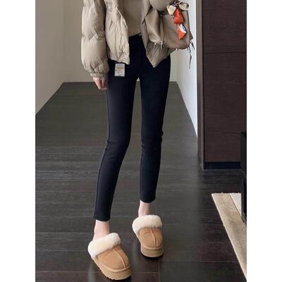 Amr HAQ丝Uu◆含绸羊毛和，适和温暖，高腰，修舒身外观和天鹅绒