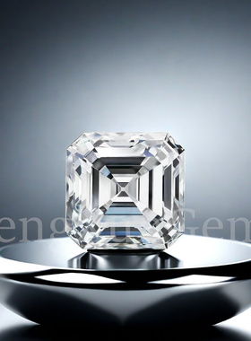 宝塔异形莫桑石裸石 尺寸齐全 D色超白VVS1 阿斯切 首饰镶嵌主石