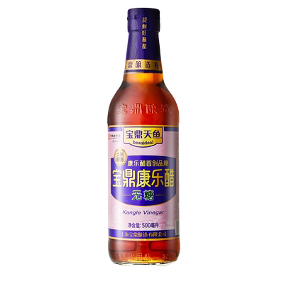 宝鼎天鱼无糖康乐醋500ml米醋