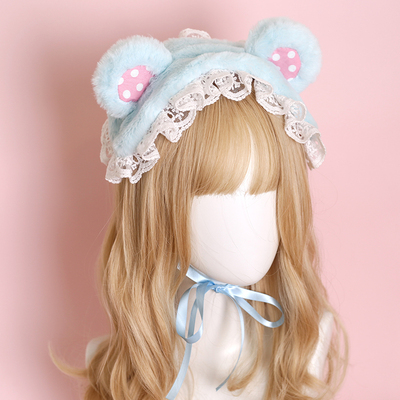 xg熊耳发带甜美可爱发带