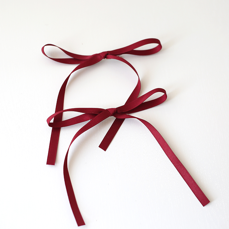 韩版少女减龄蝴蝶结飘带