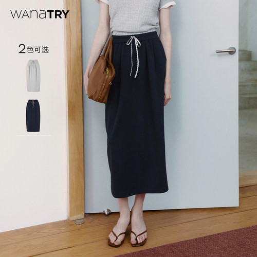 wanatry休闲感运动长裙