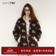 明星同款 wana try环保皮毛一体休闲感外套2025冬季 新款 女装