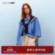 try通透锦丝麻航海蓝衬衫 2025春季 新款 wana 韩系休闲简约女款 上衣