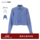 try领口袖 口下摆可定型设计感捏捏衬衫 2025春季 wana 新款 上衣
