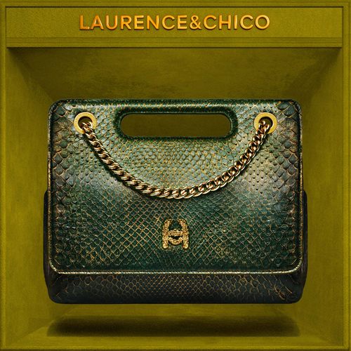 Laurence&Chico珍贵蛇皮大容量