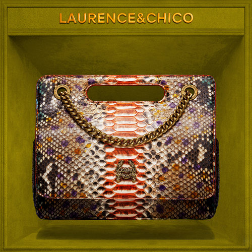 Laurence&Chico珍贵蛇皮大容量
