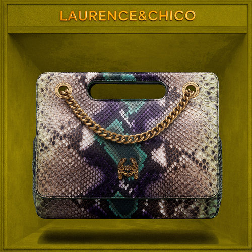 Laurence&Chico珍贵蛇皮大容量