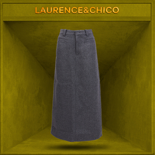 LC经典毛呢长裙
