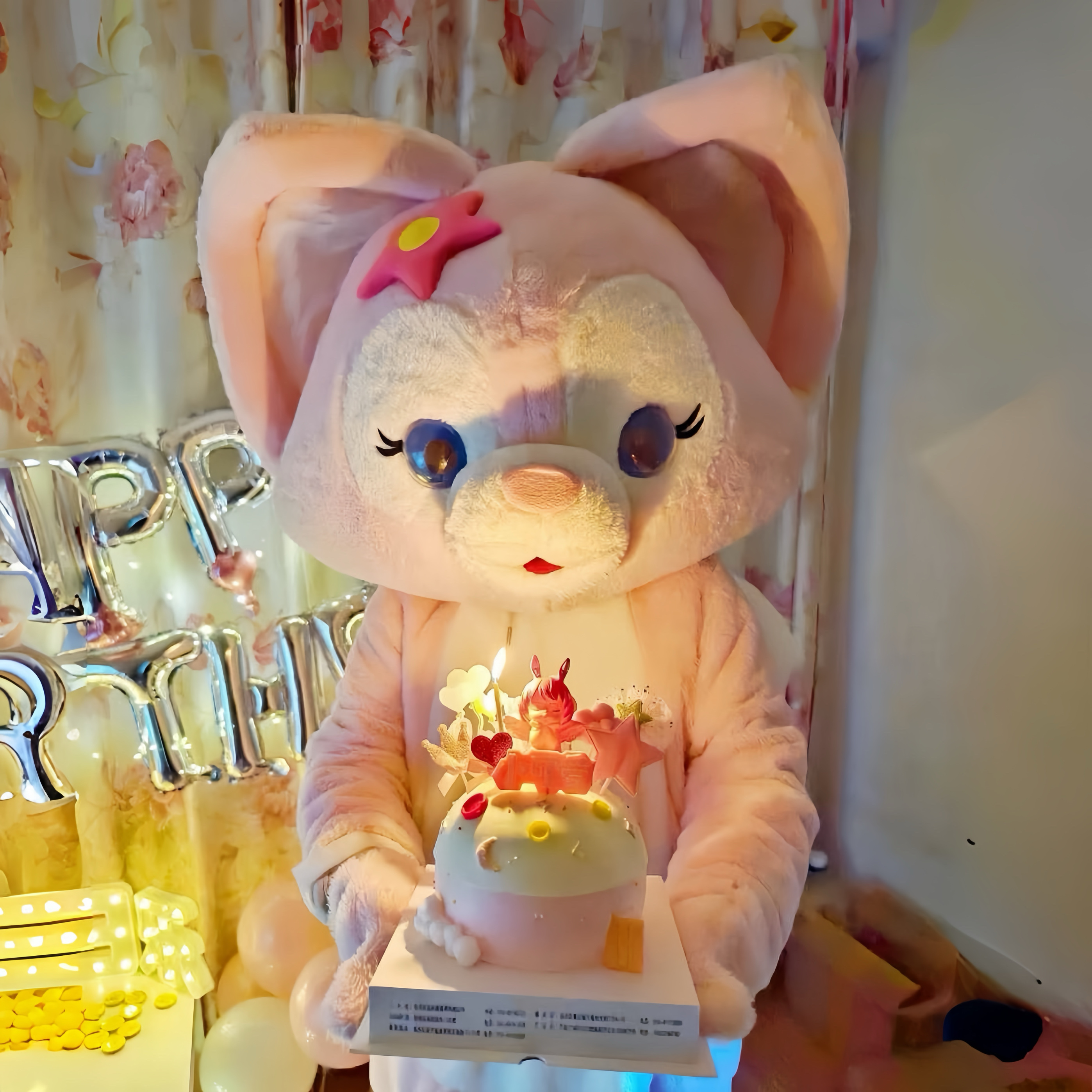 玲娜贝儿粉色cos卡通人偶服装