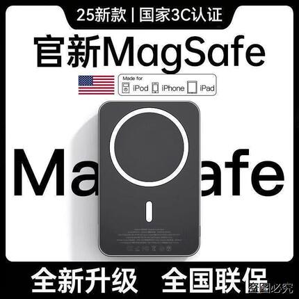 Wireless Magnetic Power Bank 20000Mah Suitable for Android and Apple 8-16 Series External Battery Power Bank