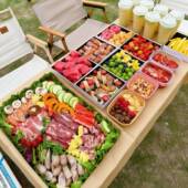 一次性桌布长方形团建聚餐野餐露营聚会超大桌布防油加厚大牛皮纸