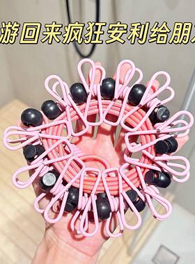 【旅行好物】伸缩晾衣绳外出旅行酒店晾衣神器免打孔便携折叠衣架