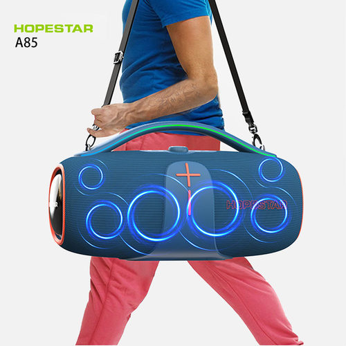 HOPESTAR A85户外便携式无线蓝牙音箱400W大功率防水低音炮