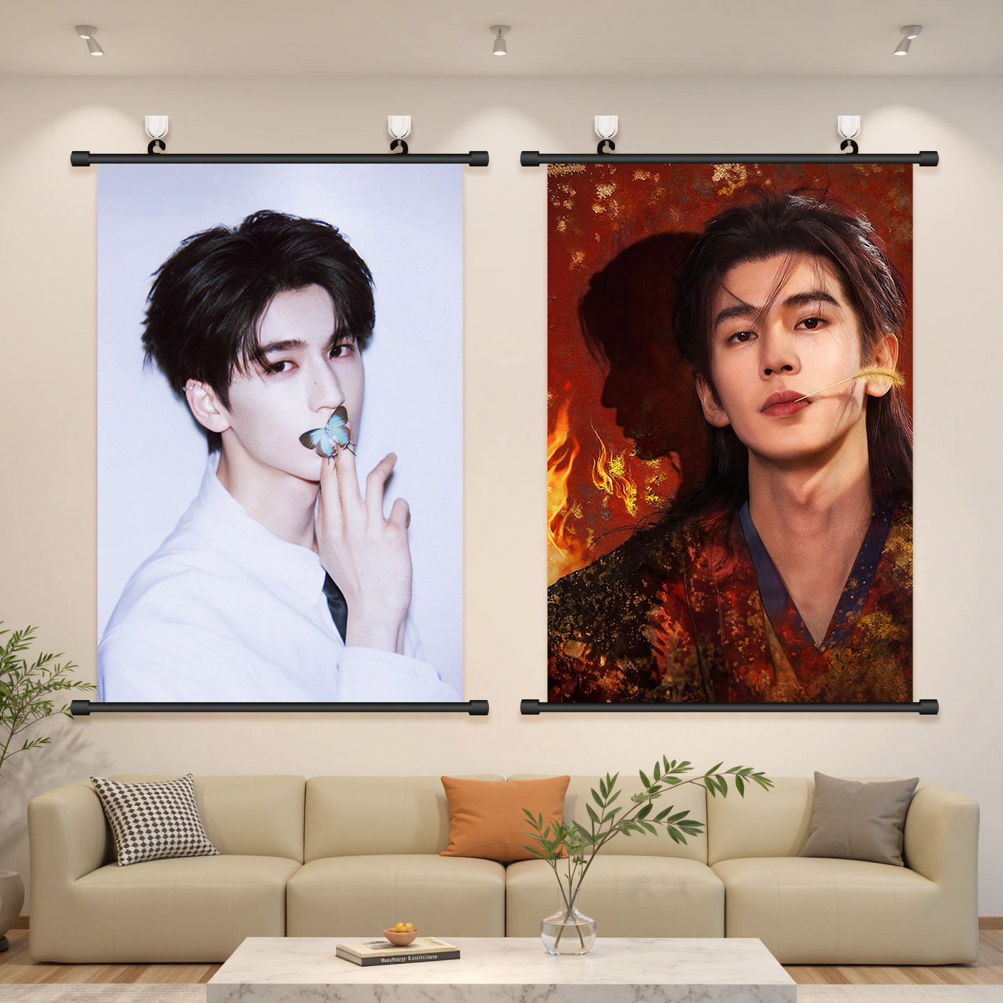 张凌赫挂画海报张家玮周边装饰画图片