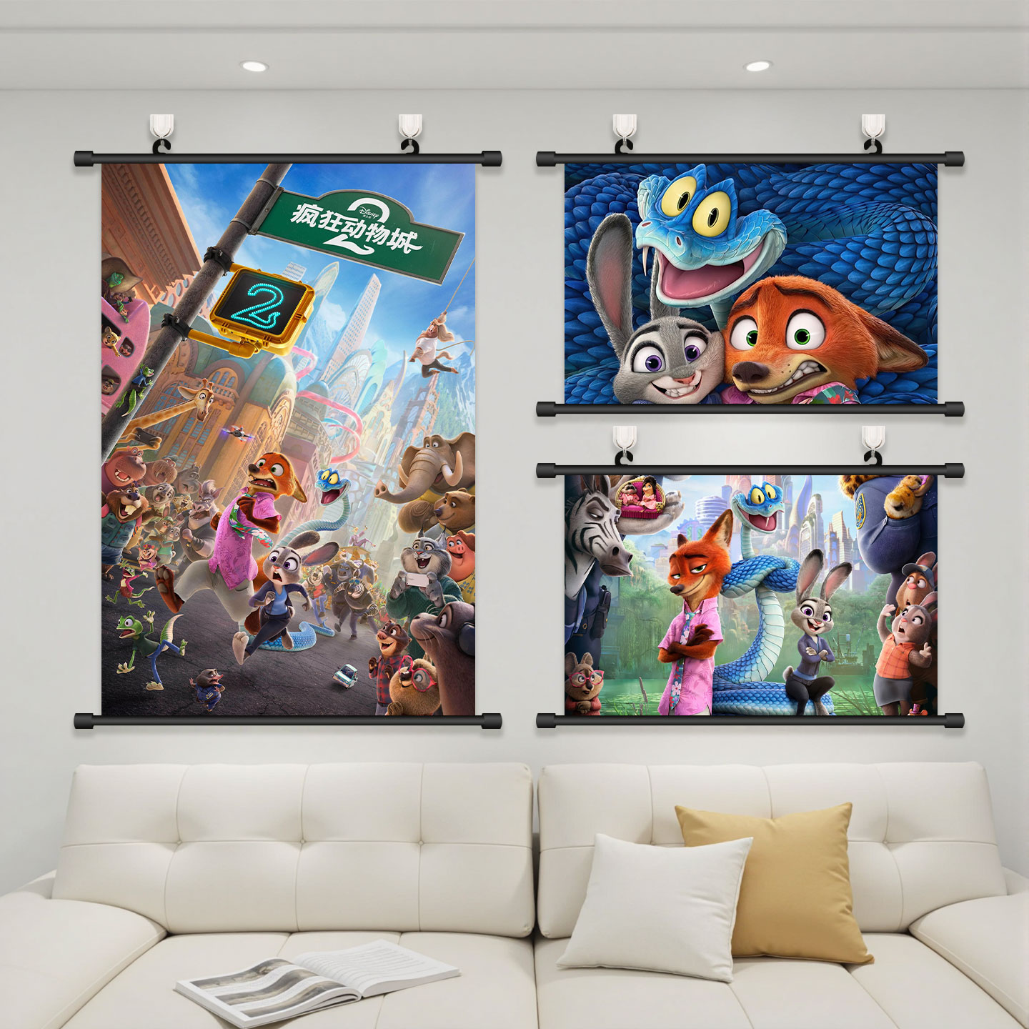 疯狂动物城2海报挂画朱迪尼克