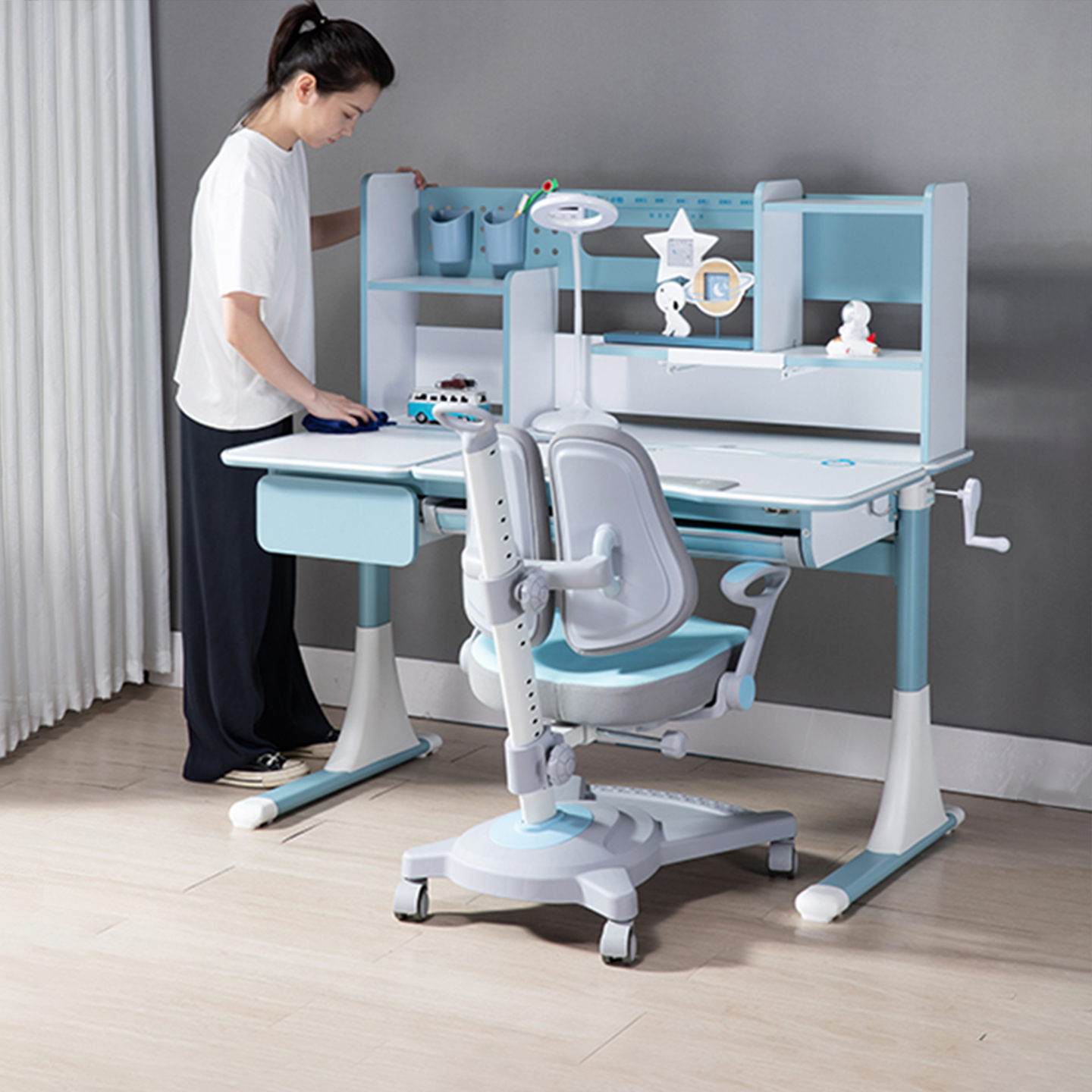儿童桌子卓酷C口正姿可升降