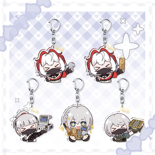 三角洲行动周边麦晓雯大红钥匙扣可爱包包挂饰香槟复苏呼吸机立牌