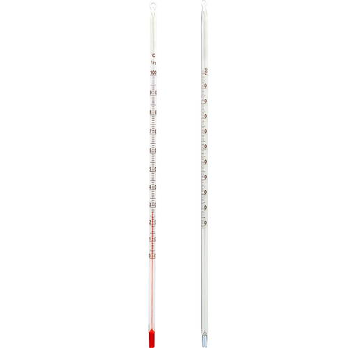 红液温度计实验室用棒式水银温度计工业/家用0-50/10-110/0-105/0-150/0-200/0-250/0-300物理化学实验温度表