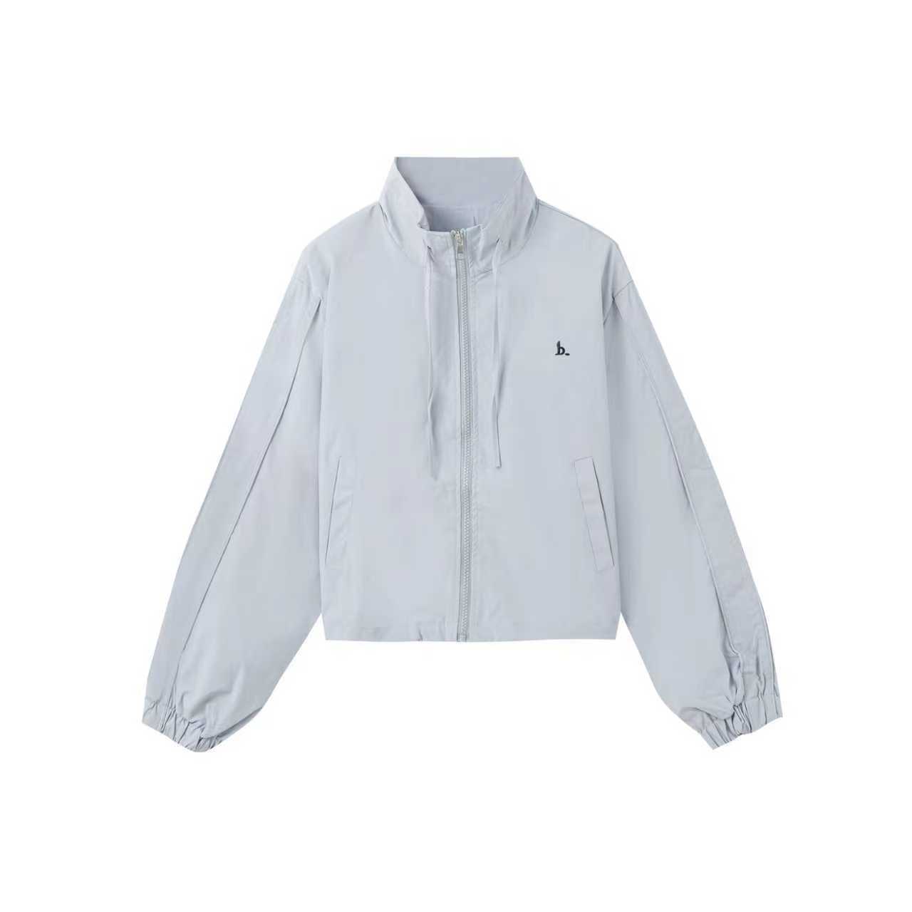 【悟空专享】立领抽绳拉链刺绣休闲短款运动工装服806#