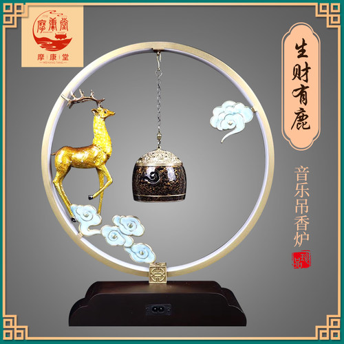 铜香炉熏香家用室内中式摆件