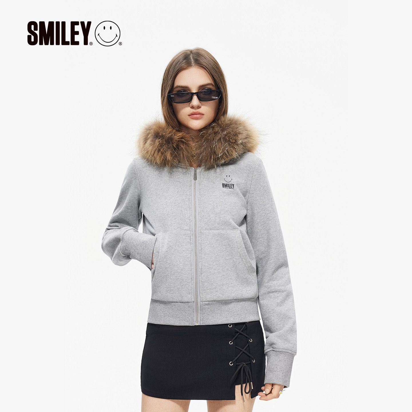 SMILEY笑脸卫衣夹克2025新品