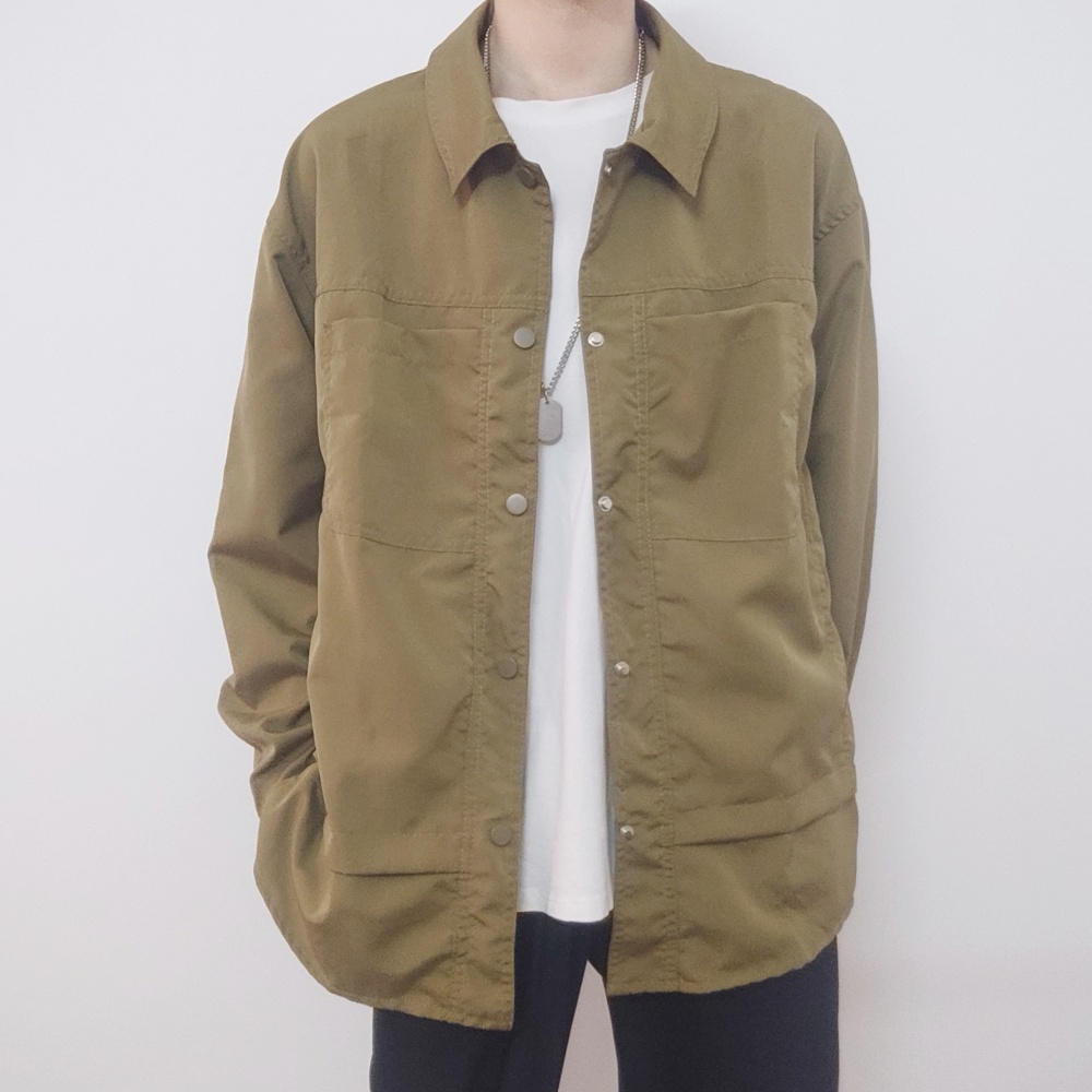 dk制服日系工装多口袋机能外套防晒防风学生秋季休闲百搭上衣男