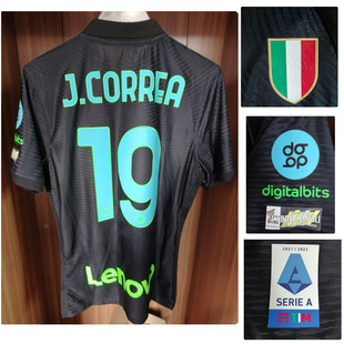 意甲萨内蒂PUPI基金会球衣巴雷拉劳塔罗姆希塔良球员版 足球服 短袖