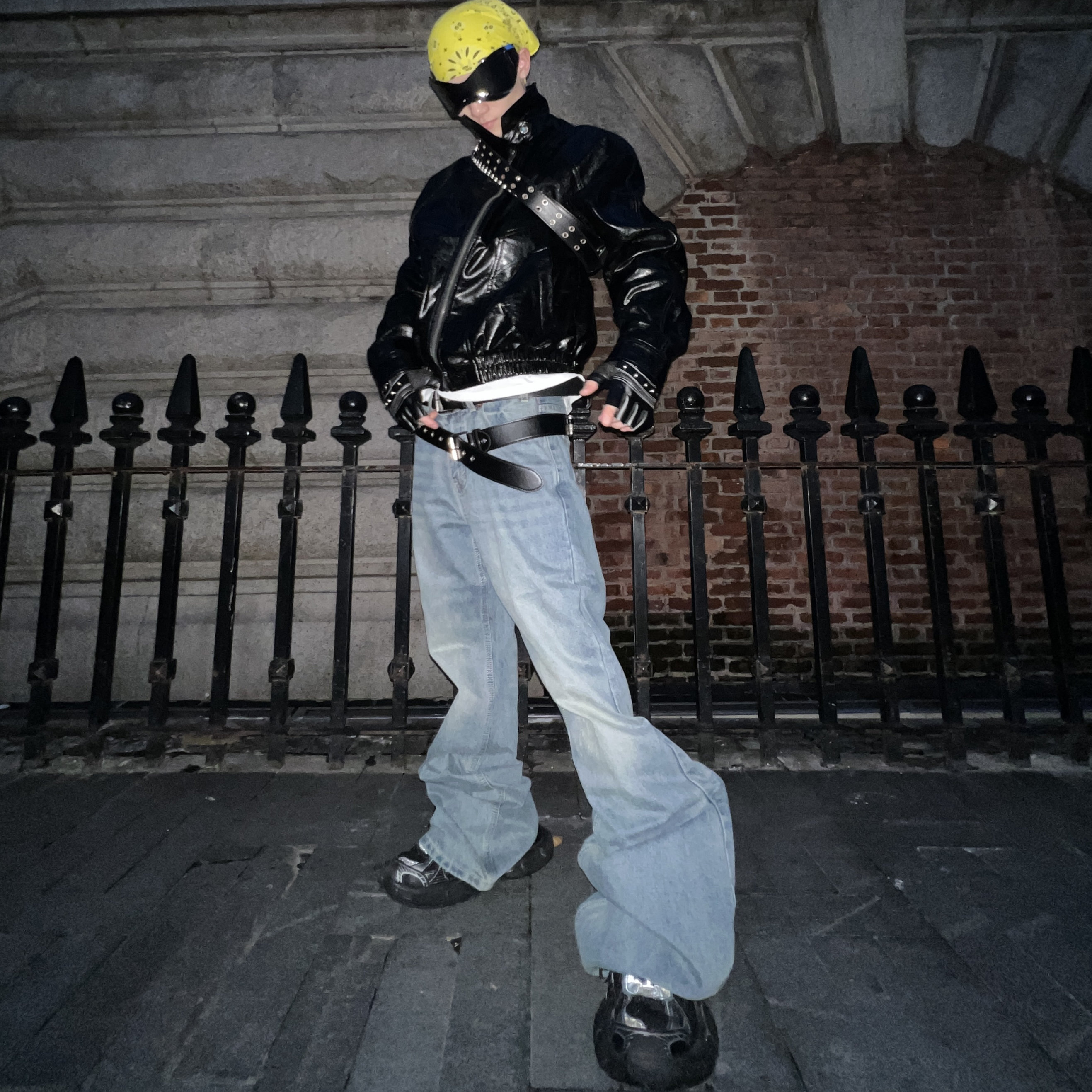 Lamar同款Maecojeans微喇牛仔裤