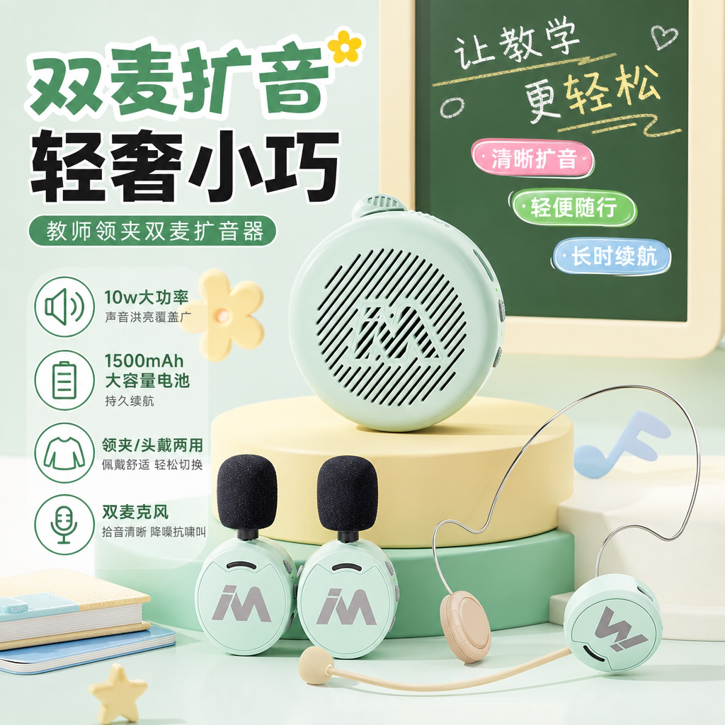 麦拉达教师专用无线领夹扩音器图片