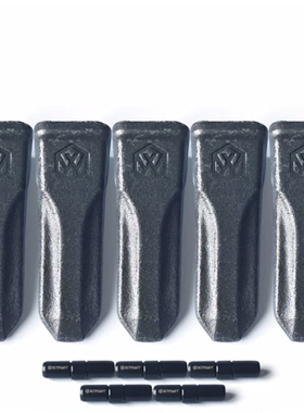 新源65/BC75/C80轮式挖机配件 原厂PC60锻打挖土铲斗斗齿销子牙根