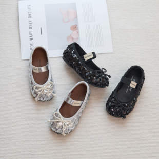 女2025新款 软底皮鞋 25aw05时尚 女秋公主鞋 亮片单鞋 Duoremi单鞋