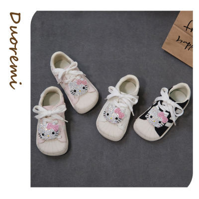 duoremi秋季25aw20新款HelloKitty童板鞋女女宝运动鞋休闲运动风