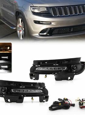 适用于吉普CHEROKEE-SRT82011-2016雾灯套件日间行车灯68187875AA