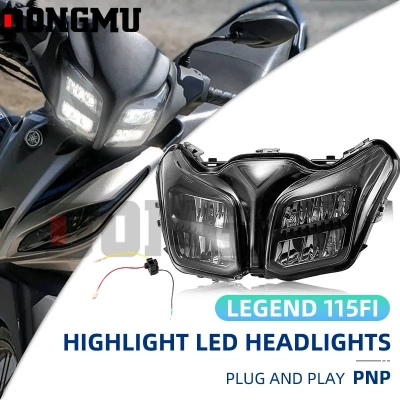 摩托车大灯LAGENDA115 FI SRL115 FI LED灯前照灯总成LED前大灯