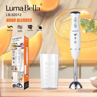 跨境LmuaBella52012搅拌棒家用果汁机粉碎棒不锈钢料理棒带杯子