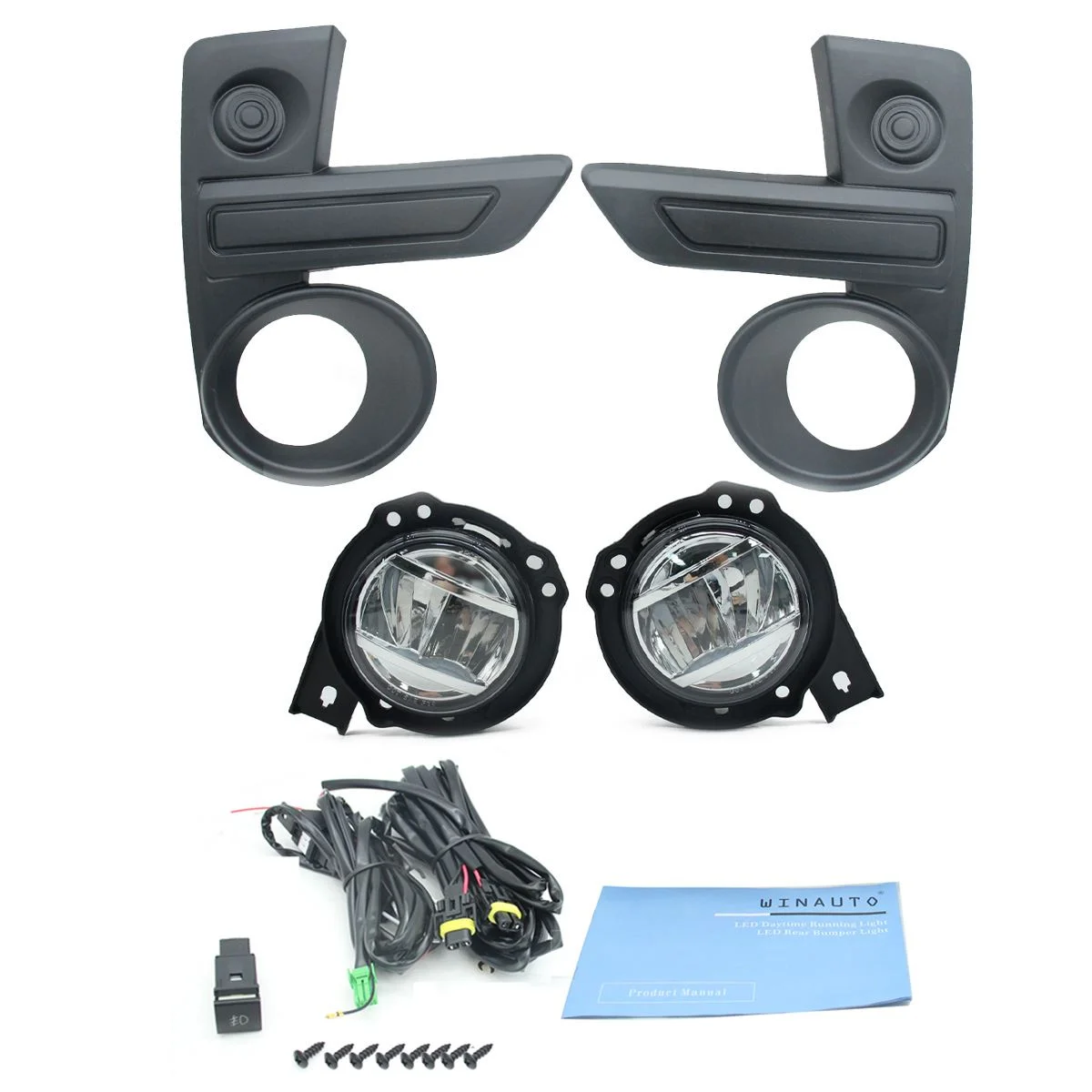 适用于raize 2022 LED雾灯套装带开关线束专车专用前雾灯