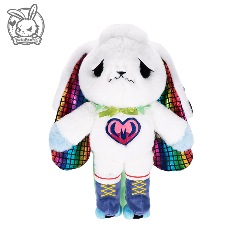 原创设计治愈安抚毛绒公仔恐慌兔