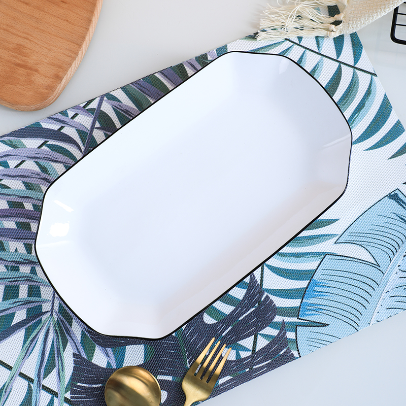 12英寸蒸鱼怀恒陶瓷鱼盘